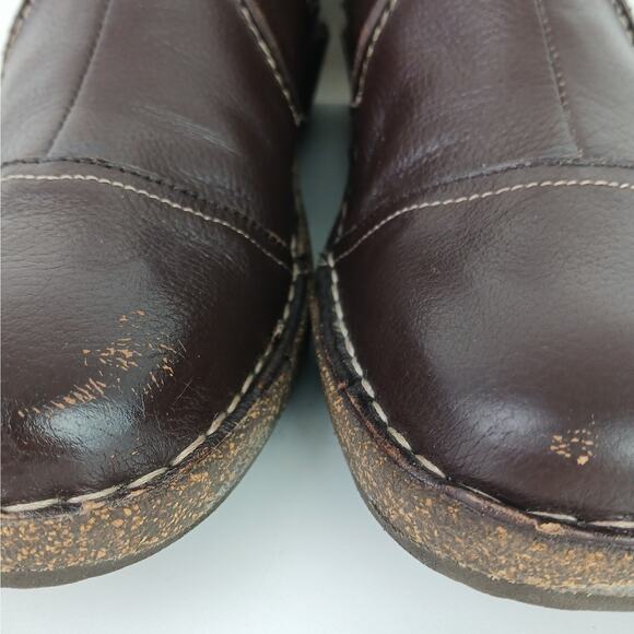 Aetrex SZ 10 Women's Tessa Sweater Ankle Boot Brown Leather SD902W - Picture 7 of 10